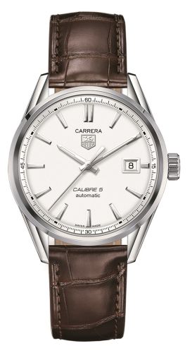 TAG Heuer Carrera Calibre 5 39 Stainless Steel / Silver / Alligator